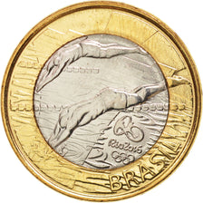 Moneda, Brasil, Real, 2014, SC, Bimetálico