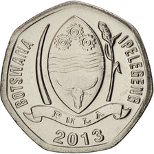 Monnaie, Botswana, 5 Thebe, 2013, SPL, Copper Plated Steel