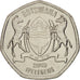 Moneda, Botsuana, 25 Thebe, 2013, SC, Cobre chapado en acero