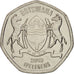 Moneda, Botsuana, 25 Thebe, 2013, SC, Cobre chapado en acero