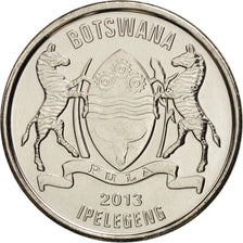 Botswana, 50 Thebe, 2013, MS(63), Copper Plated Steel