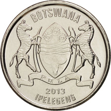 Botswana, 50 Thebe, 2013, SPL, Acciaio placcato rame