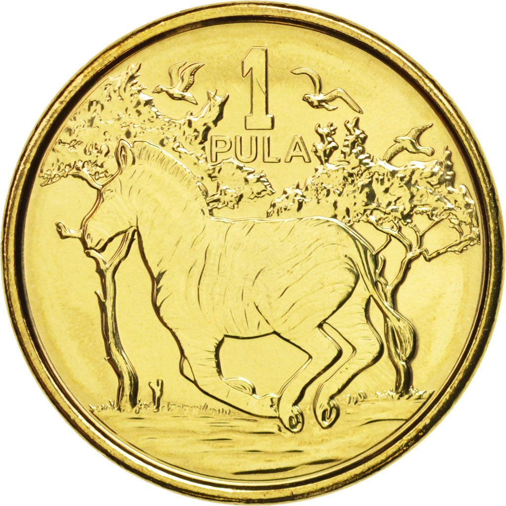 Botswana, Pula, 2013, MS(63), Nickel-brass