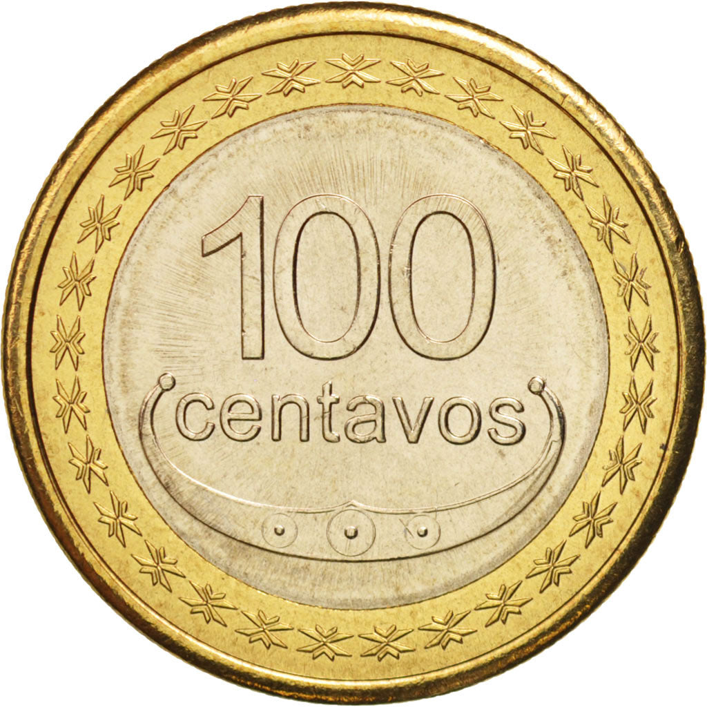 Coin, EAST TIMOR, 100 Centavos, 2012, Lisbon, MS(63), Bi-Metallic