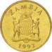 Moneda, Zambia, Kwacha, 1992, SC, Latón, KM:38