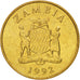 Moneta, Zambia, 5 Kwacha, 1992, SPL, Ottone, KM:31