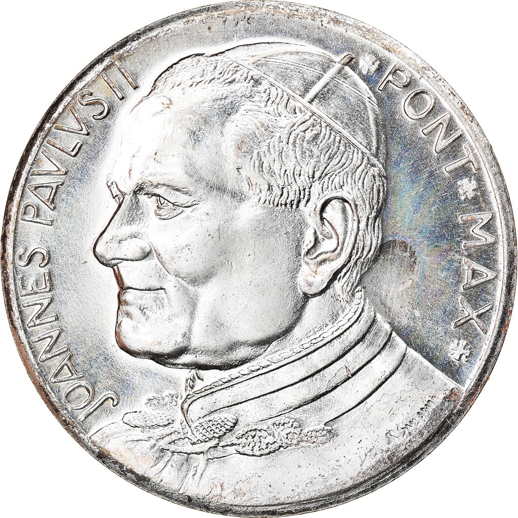 Vatican, Médaille, Le Pape Jean-Paul II, Religions & beliefs, SUP+, Silvered