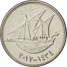 Moneta, Kuwejt, 20 Fils, 2012, AU(55-58), Miedź-Nikiel