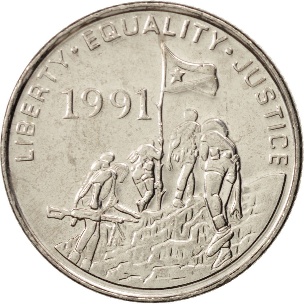 Eritrea, 100 Cents, 1997, UNZ, Nickel Clad Steel, KM:48
