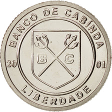 CABINDA, 10 Centavos, 2001, MS(63), Copper-Nickel Clad Copper, KM:3