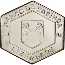 CABINDA, 25 Centavos, 2006, SPL, Acciaio ricoperto in nichel, KM:12