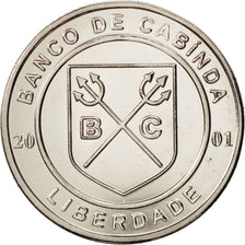 Moneda, CABINDA, 50 Centavos, 2001, SC, Cobre - níquel recubierto de cobre