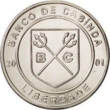 Monnaie, CABINDA, 50 Centavos, 2001, SPL, Copper-Nickel Clad Copper, KM:4