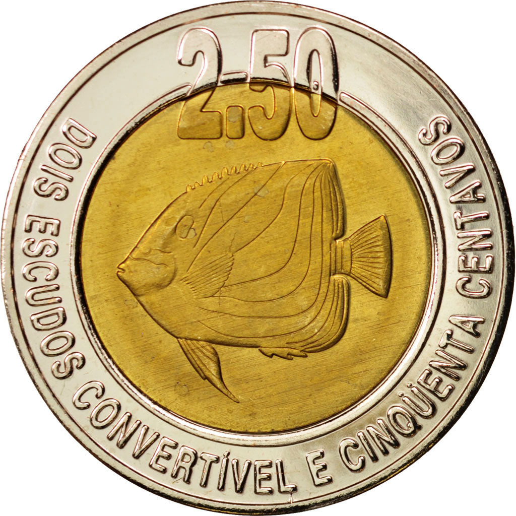 Moneta, CABINDA, 2.50 Escudo Convertivel, 2003, SPL, Bi-metallico, KM:6