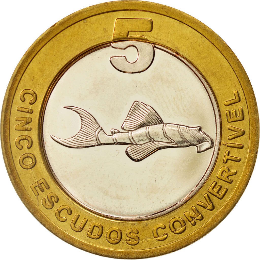 Moneta, CABINDA, 5 Escudo Convertivel, 2005, SPL, Bi-metallico, KM:7