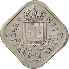 Munten, Nederlandse Antillen, Juliana, 5 Cents, 1979, UNC-, Copper-nickel, KM:13