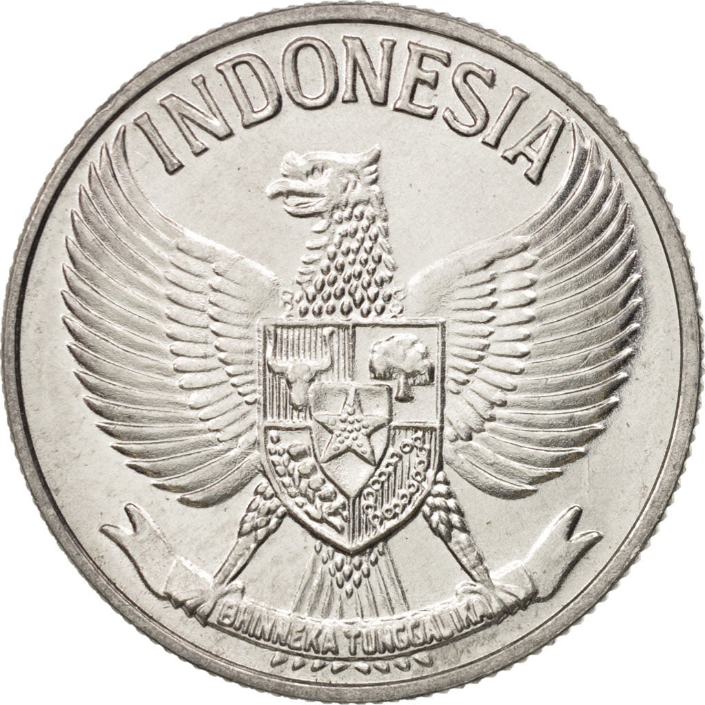 Münze, Indonesien, 50 Sen, 1959, UNZ, Aluminium, KM:14