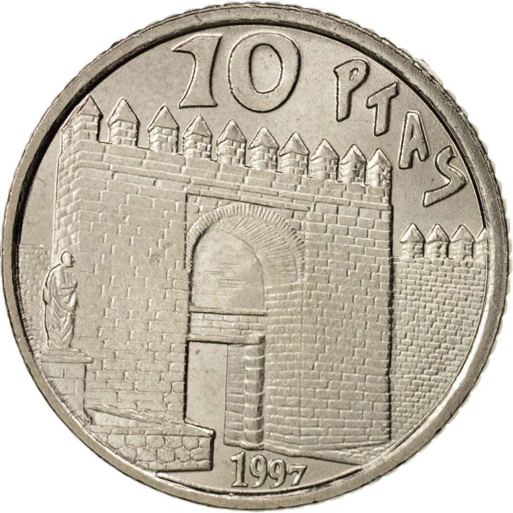 Espagne, Juan Carlos I, 10 Pesetas, 1997, SPL, Copper-nickel, KM:982