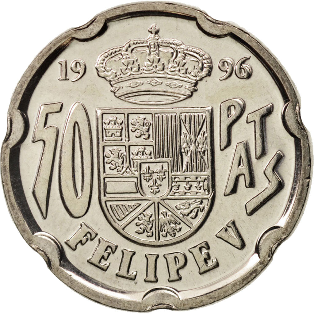 Espagne, Juan Carlos I, 50 Pesetas, 1996, Madrid, SPL, Copper-nickel, KM:963