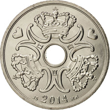 Munten, Denemarken, 5 Kroner, 2014, UNC-, Copper-nickel