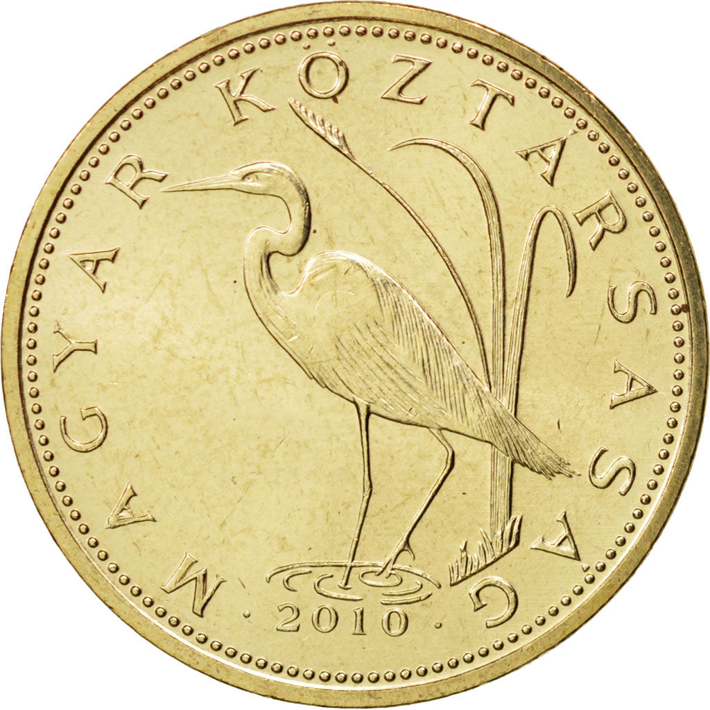 Münze, Ungarn, 5 Forint, 2010, Budapest, UNZ, Nickel-brass, KM:694