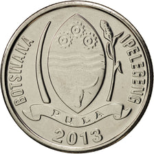 Munten, Botswana, 10 Thebe, 2013, UNC-, Nickel plated steel