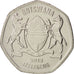 Botswana, 25 Thebe, 2013, MS(63), Nickel plated steel