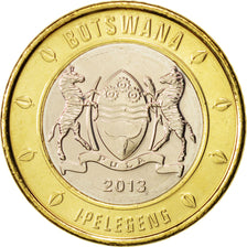 Moneta, Botswana, 5 Pula, 2013, SPL, Bi-metallico