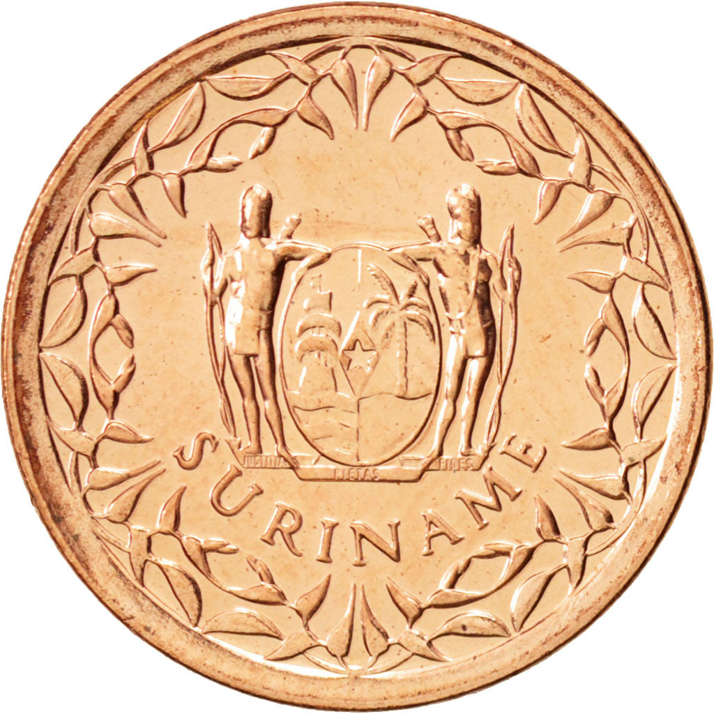 Suriname, Cent, 2012, SPL, Acciaio placcato rame