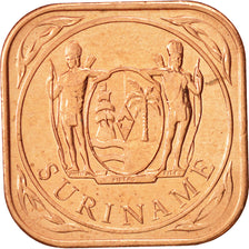 Suriname, 5 Cents, 2012, MS(63), Copper Plated Steel