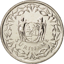 Suriname, 25 Cents, 2012, UNZ, Nickel plated steel