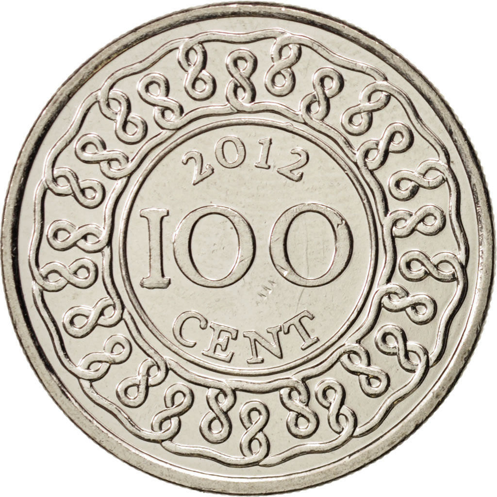 Suriname, 100 Cents, 2012, MS(63), Copper-nickel, KM:23