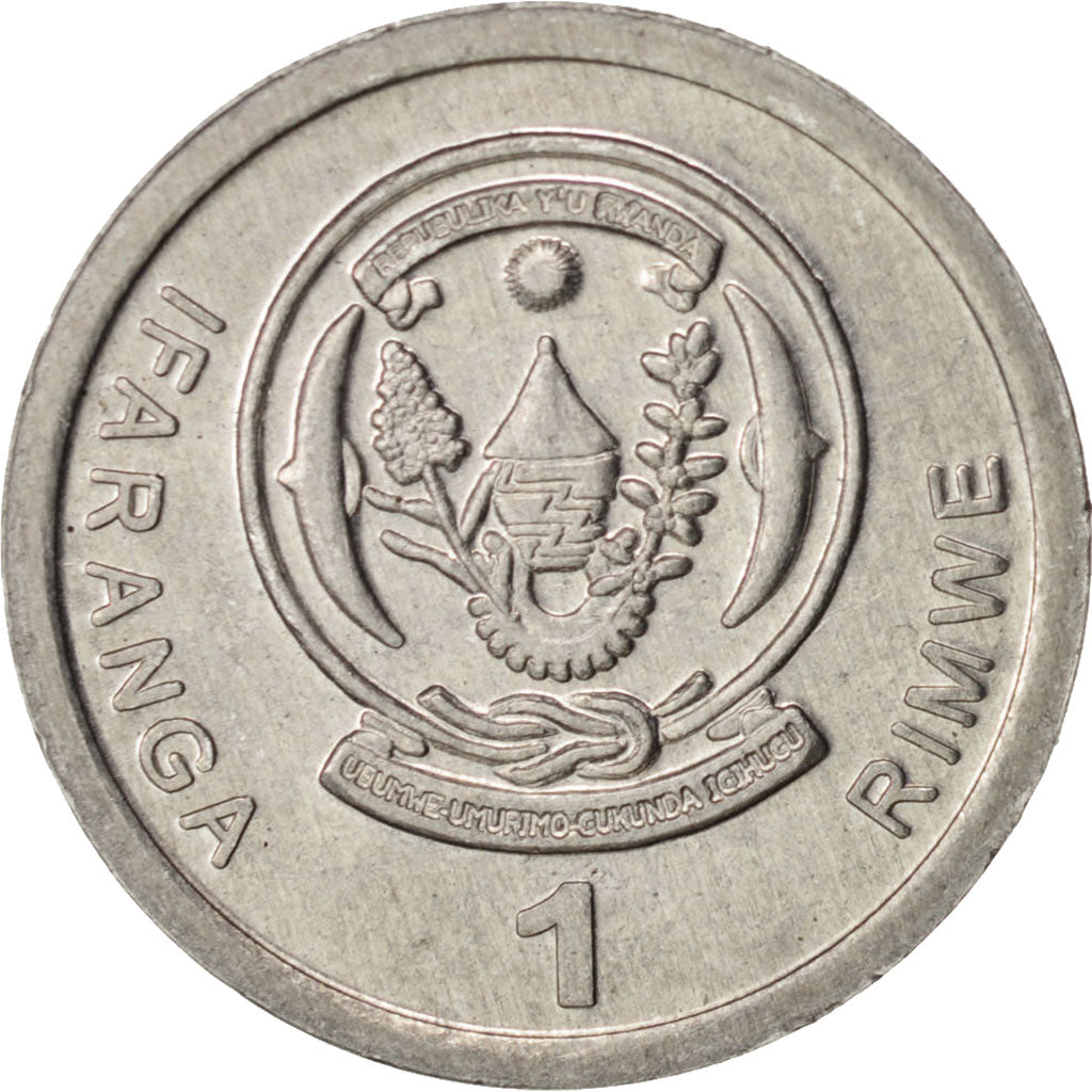 Rwanda, Franc, 2003, AU(55-58), Aluminum, KM:22