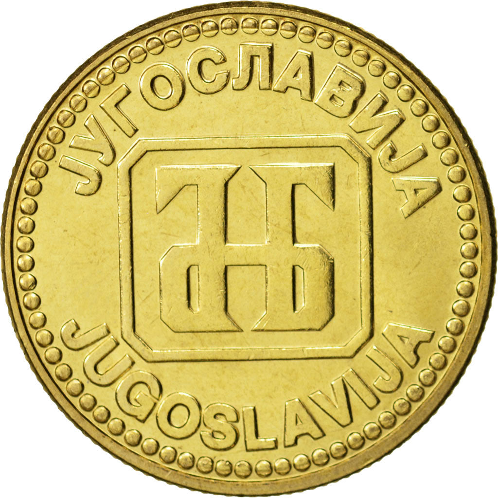Iugoslavia, 10 Dinara, 1992, SPL, Rame-nichel-zinco, KM:152