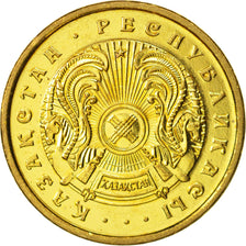 Moneda, Kazajistán, 20 Tyin, 1993, Kazakhstan Mint, SC, Brass Plated Zinc, KM:4