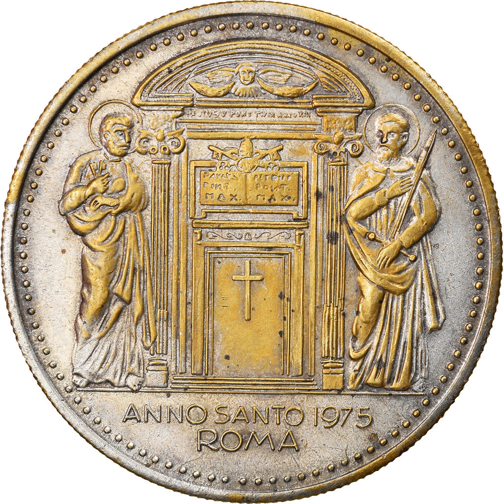 Vatican, Medal, Paul VI, Rome, Année Sainte, Religions & beliefs, 1975