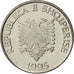 Albania, 5 Lekë, 1995, SPL, Nickel plated steel, KM:76