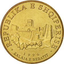 Albania, 10 Lekë, 1996, MS(63), Aluminum-Bronze, KM:77