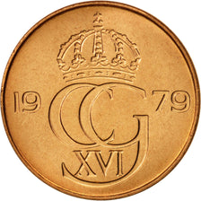 Münze, Schweden, Carl XVI Gustaf, 5 Öre, 1979, UNZ, Bronze, KM:849