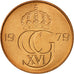 Münze, Schweden, Carl XVI Gustaf, 5 Öre, 1979, UNZ, Bronze, KM:849
