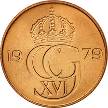 Moneta, Svezia, Carl XVI Gustaf, 5 Öre, 1979, SPL, Bronzo, KM:849