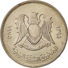 Libya, 20 Dirhams, 1975, MS(63), Copper-Nickel Clad Steel, KM:15