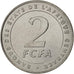 Zentralafrikanische Staaten, 2 Francs, 2006, Paris, UNZ, Stainless Steel, KM:17