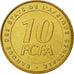 États de l'Afrique centrale, 10 Francs, 2006, Paris, SPL, Brass, KM:19