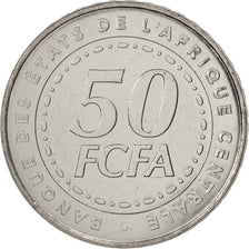 États de l'Afrique centrale, 50 Francs, 2006, Paris, SPL, Stainless Steel, K...