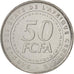 États de l'Afrique centrale, 50 Francs, 2006, Paris, SPL, Stainless Steel, K...