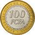 Zentralafrikanische Staaten, 100 Francs, 2006, Paris, UNZ, Bi-Metallic, KM:15