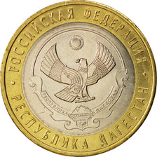 Russia, 10 Roubles, Dagestan, 2013, MS(63), Bi-Metallic