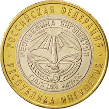 Munten, Rusland, Inguishetia, 10 Roubles, 2014, UNC-, Bi-Metallic