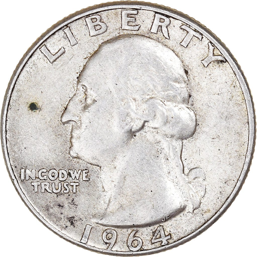 Moneta, Stati Uniti, Washington Quarter, Quarter, 1964, U.S. Mint, Philadelphia